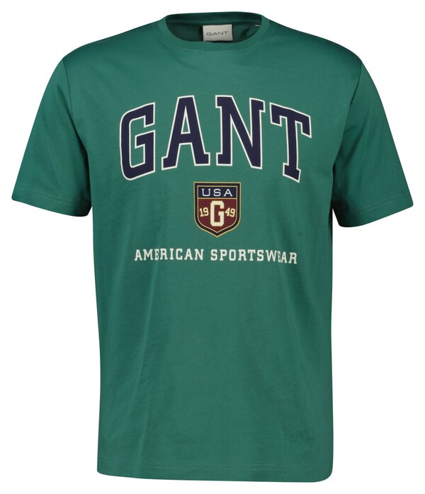 Gant Graphic Crew Neck American Sportswear G 1949 T-Shirt Woody Green