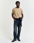 Gant Graphic Crew Neck T-Shirt Oak Beige