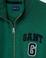 Gant Graphic Full Zip Cardigan Vest Bladgroen