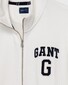 Gant Graphic Full Zip Cardigan Vest Eggshell