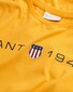 Gant Graphic Logo Short Sleeve T-Shirt Goudgeel
