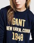 Gant Graphic Longsleeve T-Shirt Avond Blauw