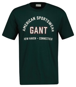 Gant Graphic Short Sleeve American Sportswear NHCT T-Shirt Tartan Green