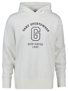 Gant Graphic Sweat New Haven 1949 Hoodie Trui Eggshell