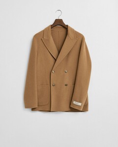 Gant Handstitched Double Breasted Club Blazer Jacket Warm Khaki