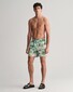 Gant Hawaiian Pattern Swim Shorts Turquoise Mist