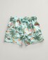 Gant Hawaiian Pattern Swim Shorts Turquoise Mist