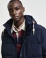 Gant Heavy Down Jacket Detachable Hood Avond Blauw