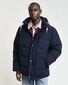 Gant Heavy Down Jacket Detachable Hood Avond Blauw