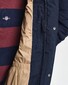 Gant Heavy Down Jacket Detachable Hood Avond Blauw