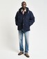 Gant Heavy Down Jacket Detachable Hood Evening Blue