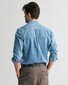 Gant Heavy Garment Wash Denim Button Down Overhemd Semi Light Blue Worn In