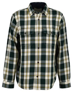 Gant Heavy Twill Check Overshirt Tartan Green