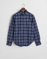 Gant Herringbone Check Button-Down Overhemd Avond Blauw