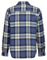 Gant Herringbone Check Cotton Pointed Collar Overshirt Vintage Blue