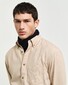 Gant Herringbone Flanel Button-Down Overhemd Caramel Beige