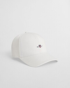 Gant High Shield Organic Cotton Twill Cap Eggshell