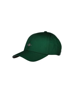 Gant High Shield Organic Cotton Twill Cap Forest Green