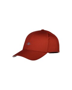 Gant High Shield Organic Cotton Twill Cap Modern Rust