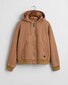 Gant Hooded Canvas Jacket Roasted Walnut