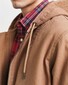 Gant Hooded Canvas Jacket Roasted Walnut