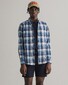 Gant Indian Madras Button Down Overhemd Pacific Blue