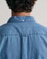 Gant Indigo Chambray Button Down Overhemd Semi Light Blue