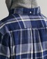 Gant Jaspé Check Button Down Shirt Marine