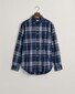 Gant Jaspé Check Button Down Shirt Marine