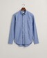 Gant Katoen Linnen Uni Button Down Overhemd Rich Blue