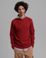 Gant Knit Crew Pullover Mahogany Red