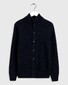 Gant Knit Mock Neck Cardigan Vest Avond Blauw