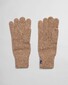 Gant Knitted Gloves Handschoenen Warm Khaki