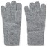 Gant Knitted Wool Gloves Dark Grey Melange