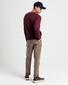 Gant Lambswool Cable Crew Pullover Port Red