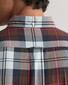 Gant Large Check Poplin Button Down Overhemd Diep Bruin