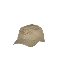 Gant Large Tonal Archive Shield Cap Concrete Beige