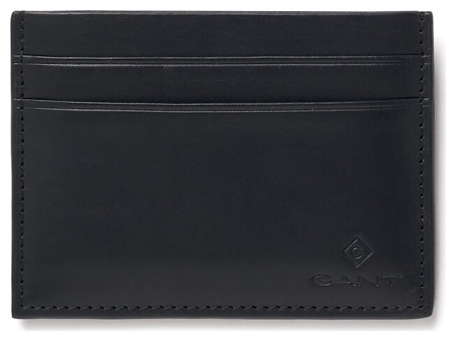 Gant Leather Cardholder Kaarthouder Zwart