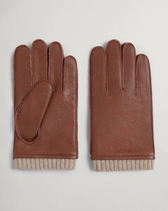 Gant Leather Gloves Handschoenen Clay Brown