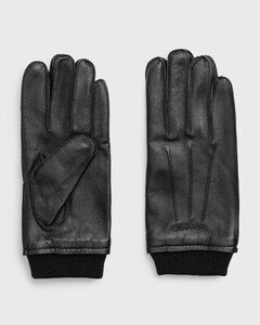 Gant Leather Gloves Handschoenen Zwart