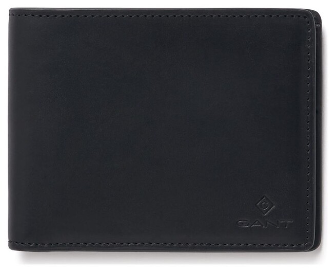 Gant Leather Wallet Portemonnee Zwart