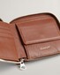 Gant Leather Zip Wallet Clay Brown