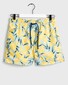 Gant Lemon Print Swim Shorts Hamptons Blue