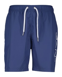 Gant Lightweight Logo Swim Shorts Dusty Navy