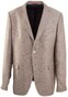 Gant Linen Herringbone Blazer Jacket Walnut