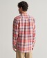 Gant Linen Madras Check Button Down Shirt Peachy Pink