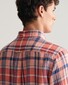 Gant Linen Madras Check Button Down Shirt Peachy Pink