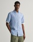 Gant Linen Mini Houndstooth Button Down Shirt Rich Blue