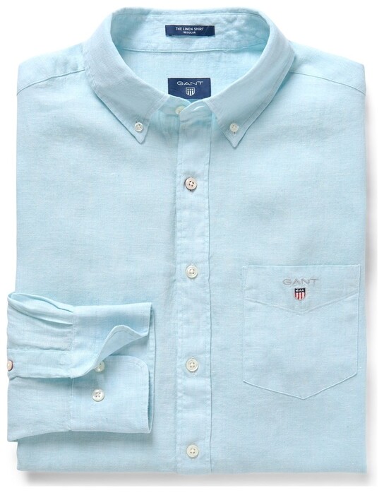 Gant Linen Shirt Mint Blue