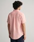 Gant Linen Short Sleeve Button Down Shirt Peachy Pink